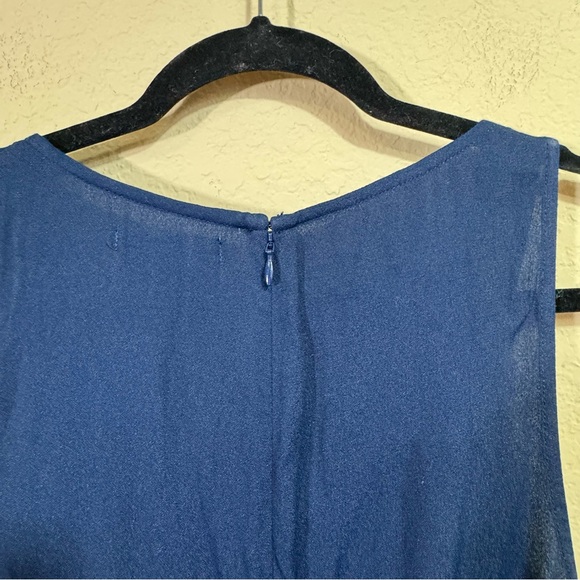 Reformation Women's Navy Lucian Mini Dress Size 2 Heart Button Preppy Party 90's - Picture 11 of 13